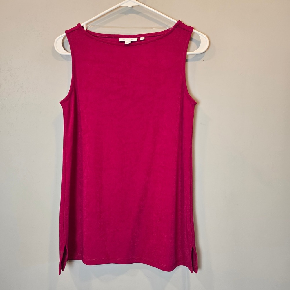 Chicos Sleeveless Blouse Womens XS Magenta Pink Top